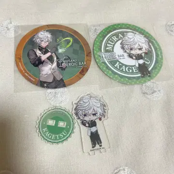 니지산지 무라쿠모 카게츠 애니카페 아크릴 스탠드 코스터