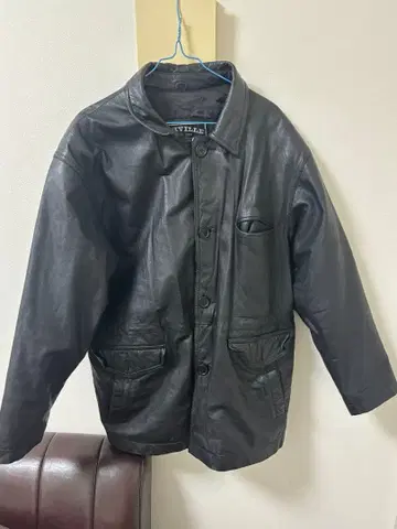 ASHVILLE 천연 가죽 라이더 블랙 가죽 자켓 버튼 포함