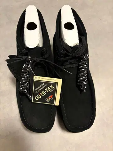 왈라비 GORE-TEX 블랙 스웨이드 모카신 부츠