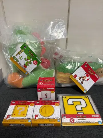 슈퍼 마리오 제일복권 라스트원 B상 D상 라스트F상 G상 6종 세트