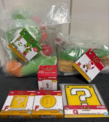 슈퍼 마리오 제일복권 라스트원 B상 D상 라스트F상 G상 6종 세트