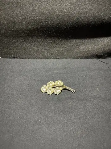 실버 꽃 브로치 여성용 빈티지 레트로