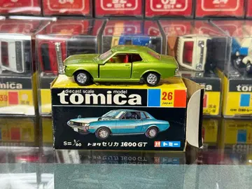토미카 도요타 셀리카 1600GT 블랙 상자 일본제 색상 지정 상자