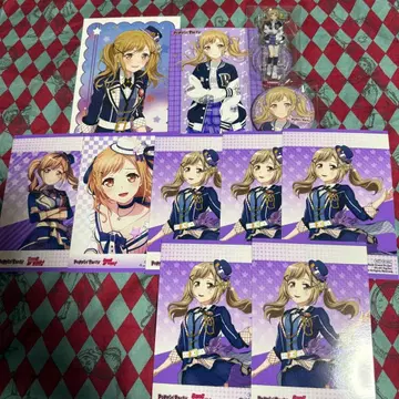 이치가야 아리사 애니메이트 특전 아크릴 스탠드 캔뱃지 브로마이드 세트