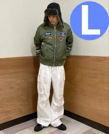 미사용 새상품 WEGO 와이드 카고 팬츠 화이트