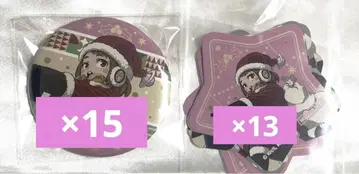 나의 히어로 아카데미아 우라라카 오챠코 크리스마스 캔뱃지 특전