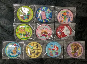 디즈니 Disney 자수 캔뱃지 2종 10개 세트
