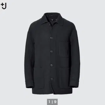 [ 새상품급 ] UNIQLO +j 울 블렌드 오버 사이즈 셔츠 자켓