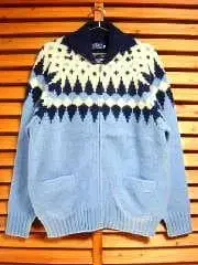 PEARL DIVER 펄 다이버 눈꽃 무늬 노르딕 무늬 카우친 스웨터