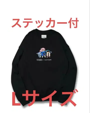 새상품 VR nqrse HAPPY CREWNECK BLACK XL