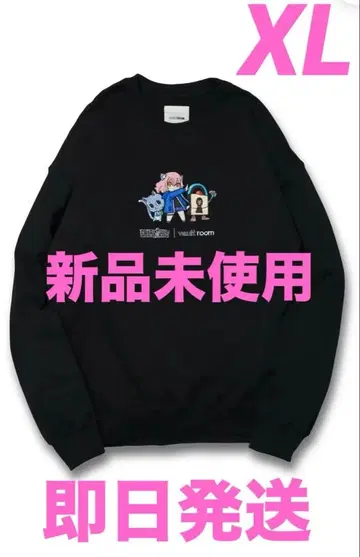 새상품 VR nqrse HAPPY CREWNECK BLACK XL