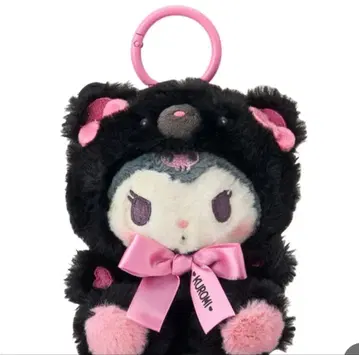 산리오 쿠로미 새까만 애니멀즈 봉제 인형 키링