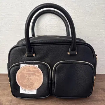 tal.by yumi 블랙 핸드백 합성 피혁