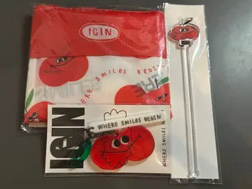 IGIN 크리스마스 마켓 한정판 아크릴 키링, 에코백, 마들러 3종 세트
