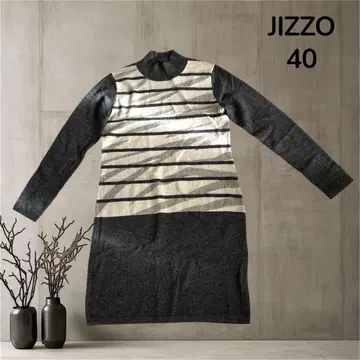 JIZZO 여성용 하이넥 니트 스웨터 튜닉 캐시미어 혼방 긴팔