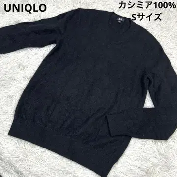 새상품급 UNIQLO 캐시미어 100% 니트 S 사이즈 블랙