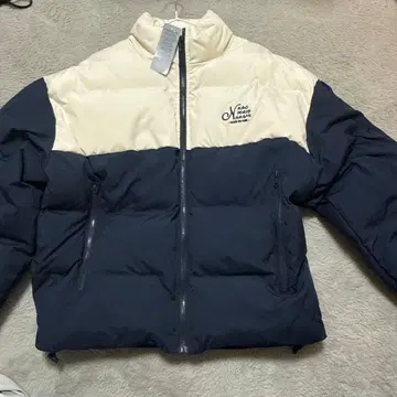 3M Thinsulate 다운 자켓 M 네이비/화이트