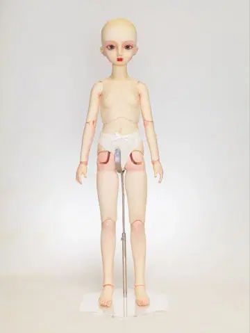 SD 인형 전신 메이크업 앉은 바디 의류 포함