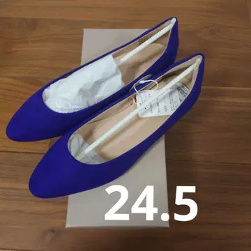 덕질 2차 모임 동창회 경사 모임 플랫 펌프스 보라색 24.5