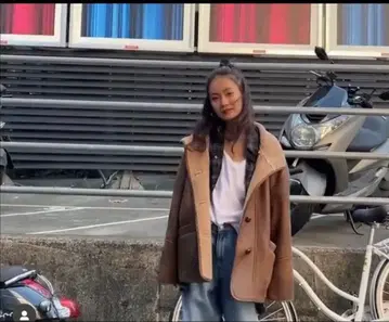 TEEN BOOP 빈티지 무스탕 코트