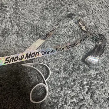 SnowMan LIVE TOUR 2025-2026 은색 테이프 음표