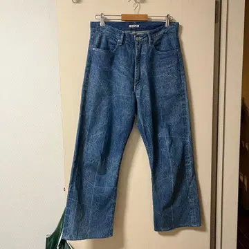 AURALEE Selvedge Faded Light Denim