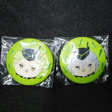 트위스티드 원더랜드 텀즈텀 자수 캔뱃지 실버 세벡