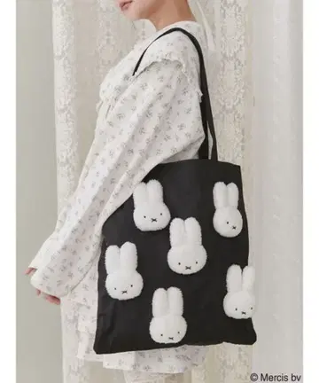 [새상품급 즉시 구매 환영] 메리 제니 복슬복슬 미피 토트 블랙