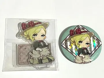 대역전재판 캡콤 카페 아크릴 스탠드 캔뱃지 세트 지나 레스트레이드