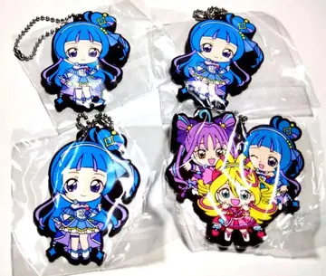 아이돌 프리큐어 캡슐 러버 마스코트 4종 세트