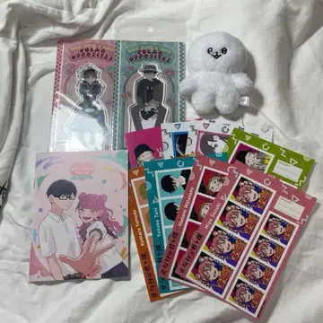 정반대인 너와 나 아크릴 스탠드 봉제 인형 엽서