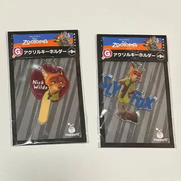 주토피아 Happy 복권 해피 복권 아크릴 키링 닉