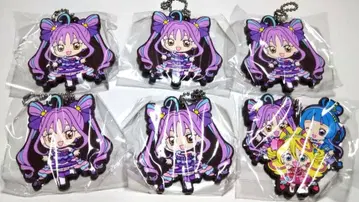 아이돌 프리큐어 캡슐 러버 마스코트 6개 세트