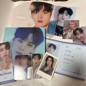 WEi 요한 팝업 부채 트레이딩 카드 CD