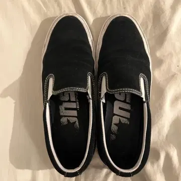 컨버스 블랙 슬립온 별 모양 로고