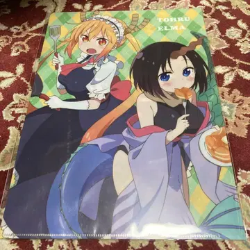 고바야시네 메이드래곤 S A4 클리어 파일 (토르 & 엘마)