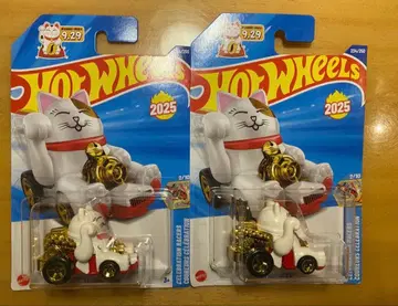 핫휠 FELINE LUCKY 마네키네코 2대 세트