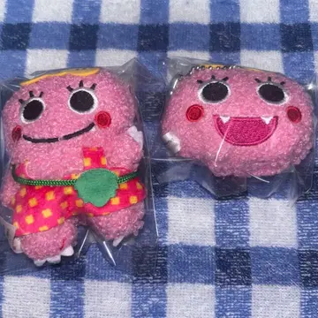 사와사와 숲의 간코짱 간코짱 봉제인형 볼체인 2종 세트