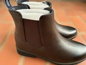 [ 새상품급 ] 매킨토시 철학 사이드 고어 레인부츠 브라운