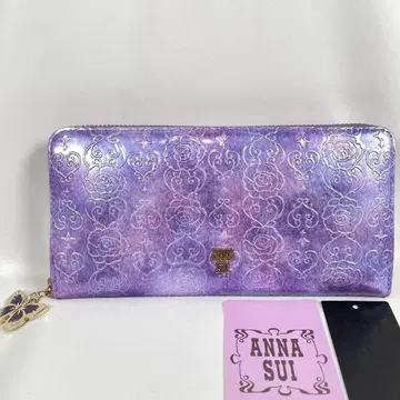 미사용 ANNA SUI 안나수이 장지갑 라운드 지퍼 버터플라이