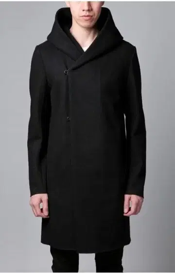 KAZUYUKI KUMAGAI 후드 부착 롱 코트