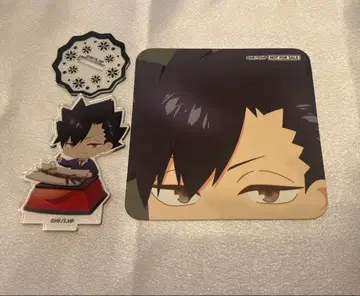 하이큐 스마일 베이스 카페 콜라보 카페 코스터 아크릴 스탠드