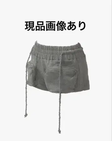 S 포켓 팬츠 쇼트 theredthread 그레이