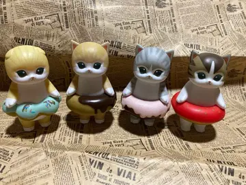 mofusand 모프 샌드 도넛냥 소프트 비닐 피규어 4개 세트