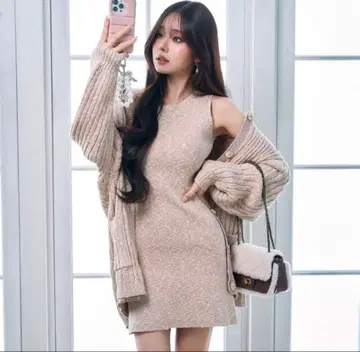 [ GRL ] 니트 가디건 x 미니 원피스 셋업[ru1315]