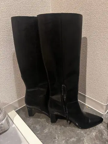 블랙 롱 부츠 L 사이즈