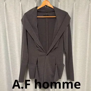 새상품급! A.F homme 변형 가디건 그레이 에이프옴므 다양