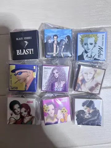 NANA CD풍 아크릴 참 가챠가챠 캡슐 토이