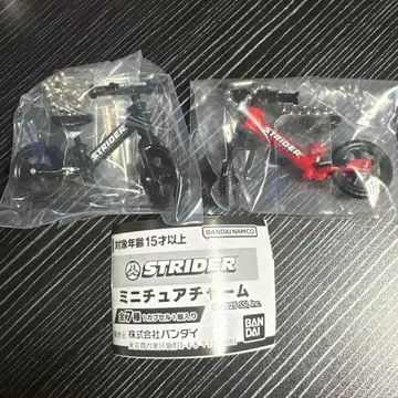 가챠가챠 STRIDER 스트라이더 미니어처 참 블랙 레드