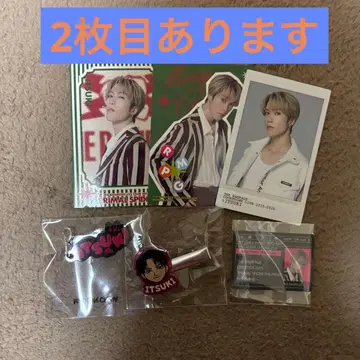 후지와라 이츠키 포토 카드 스티커 카드 네임 아크릴 참 아크릴 클립